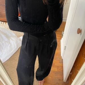 Black Wide Leg Trouser XS